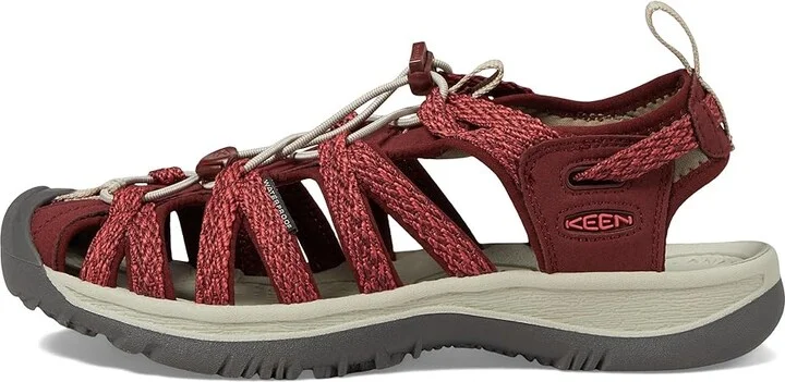KEEN Whisper Women's Sandals Cayenne/Fired Brick : 5.5 B - Medium, Textile - Image 5