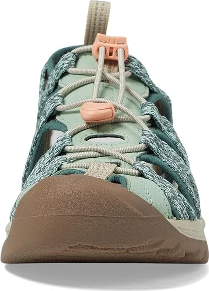 KEEN Whisper Women's Sandals Granite Green/Peach Parfait : 8.5 B - Medium, Textile - Image 2