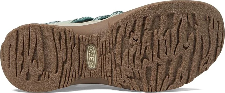 KEEN Whisper Women's Sandals Granite Green/Peach Parfait : 8.5 B - Medium, Textile - Image 3