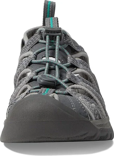 KEEN Whisper Women's Sandals Medium Grey/Peacock Green : 9.5 B - Medium, Textile - Image 3