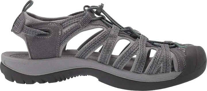 KEEN Whisper Women's Sandals Medium Grey/Peacock Green : 9.5 B - Medium, Textile - Image 8