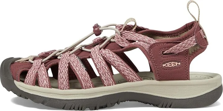 KEEN Whisper Women's Sandals Rose Brown/Peach Parfait : 9.5 B - Medium, Textile - Image 5