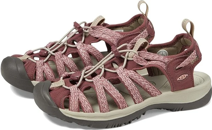 KEEN Whisper Women's Sandals Rose Brown/Peach Parfait : 9.5 B - Medium, Textile