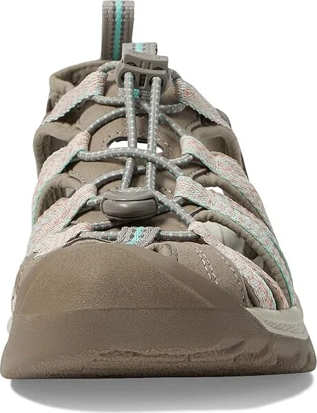 KEEN Whisper Women's Sandals Taupe/Coral : 7.5 B - Medium, Textile - Image 3