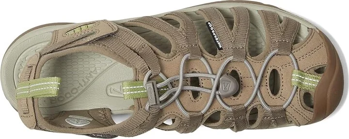 KEEN Whisper Women's Sandals Timberwolf/Tarragon : 5.5 B - Medium, Textile - Image 2