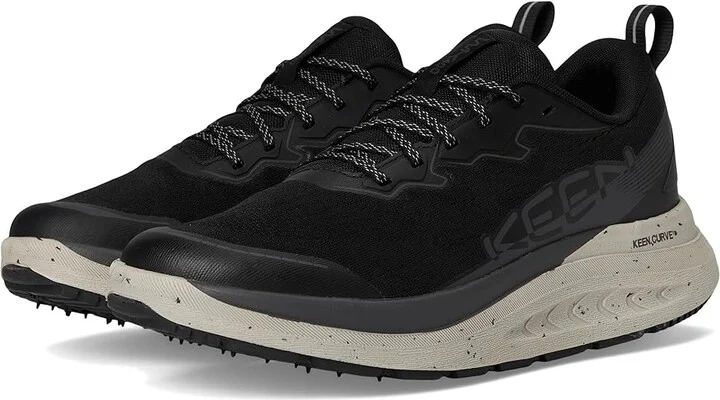 KEEN WK400 II Walking Shoe Men's Walking Shoes Black/Vapor : 11.5 D - Medium, Synthetic