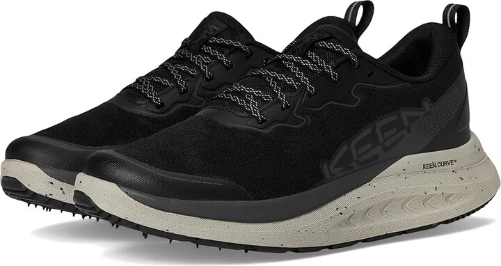 KEEN WK400 II Walking Shoe Women's Walking Shoes Black/Vapor : 9.5 B - Medium, Synthetic