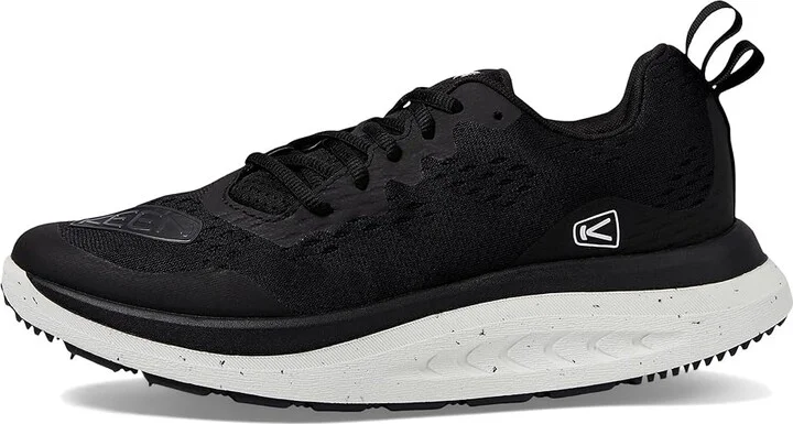 KEEN WK400 Performance Breathable Walking Men's Walking Shoes Black/White : 11.5 D - Medium - Image 6