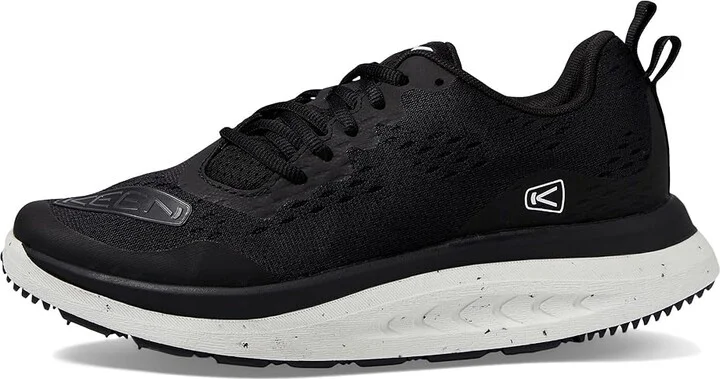 KEEN WK400 Performance Breathable Walking Women's Walking Shoes Black/White : 8.5 B - Medium - Image 6