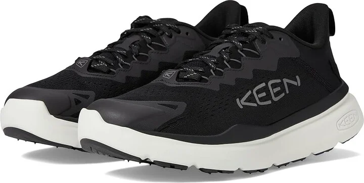 KEEN WK450 Men's Shoes Black/Star White : 9.5 D - Medium, Synthetic