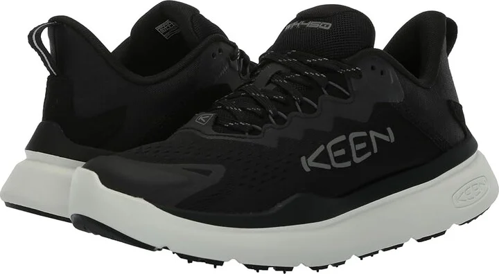 KEEN WK450 Women's Shoes Black/Star White : 9.5 B - Medium, Synthetic