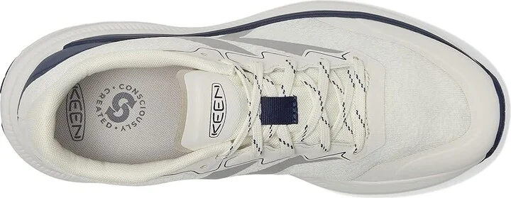 KEEN Wk500 Men's Shoes Star White/Naval Academy : 9.5 D - Medium, Textile - Image 2