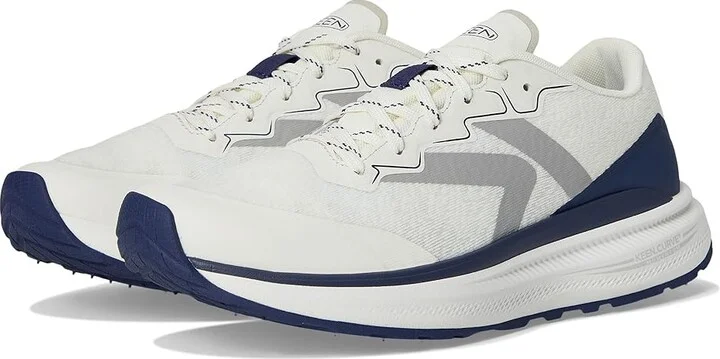 KEEN Wk500 Men's Shoes Star White/Naval Academy : 9.5 D - Medium, Textile