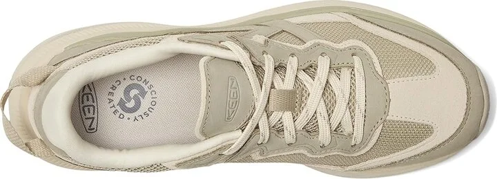 KEEN Wk500 Women's Shoes Abbey Stone/Birch : 6.5 B - Medium, Leather - Image 2