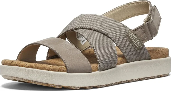 KEEN Women's Elle Criss Cross Premium Comfortable Fashion Casual Wedge Sandals