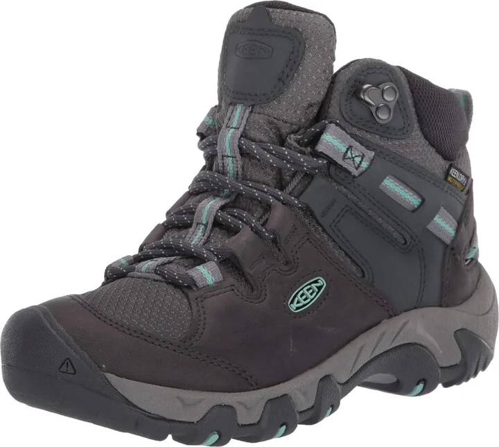 KEEN Women's Steens Mid Height Duarble Leather Waterproof Hiking Boots