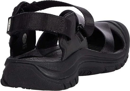 KEEN Zerraport II Women's Shoes Black/Black : 9 B - Medium, Textile - Image 4