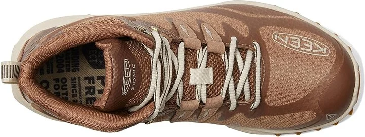 KEEN Zionic Mid Height Waterproof All Terrain Women's Shoes Warm Taupe/Birch : 9.5 B - Medium, Textile - Image 2