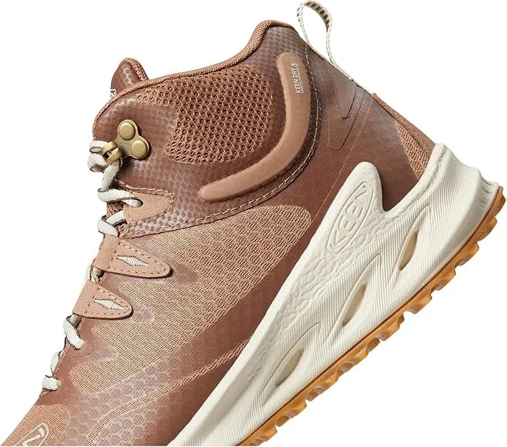 KEEN Zionic Mid Height Waterproof All Terrain Women's Shoes Warm Taupe/Birch : 9.5 B - Medium, Textile - Image 4