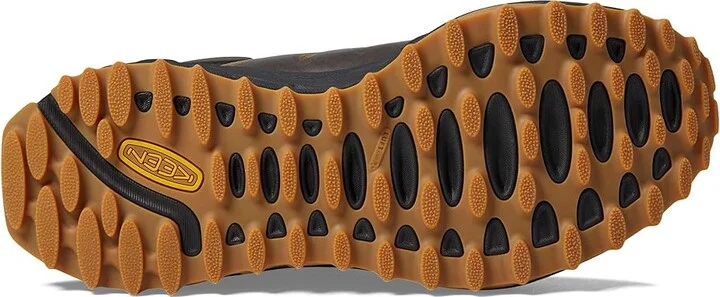 KEEN Zionic Mid Waterproof Men's Shoes Dark Olive/Scarlet Ibis : 9.5 D - Medium, Synthetic - Image 3