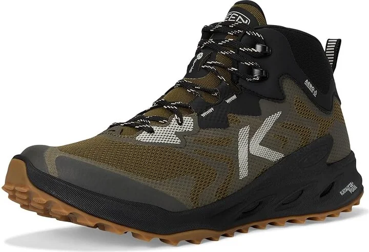 KEEN Zionic NXT Waterproof Hiking Boots Men's Hiking Boots Dark Olive/Black : 15 D - Medium, Textile - Image 5