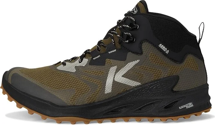 KEEN Zionic NXT Waterproof Hiking Boots Men's Hiking Boots Dark Olive/Black : 15 D - Medium, Textile - Image 6