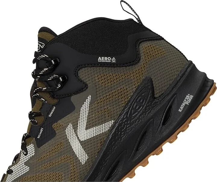 KEEN Zionic NXT Waterproof Hiking Boots Men's Hiking Boots Dark Olive/Black : 15 D - Medium, Textile - Image 7
