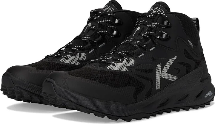 KEEN Zionic NXT Waterproof Hiking Boots Men's Hiking Boots Triple Black : 10 D - Medium, Textile