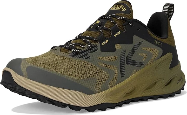 KEEN Zionic NXT Waterproof Hiking Shoes Men's Shoes Martini Olive/Lemon Curry : 13 D - Medium, Textile - Image 5