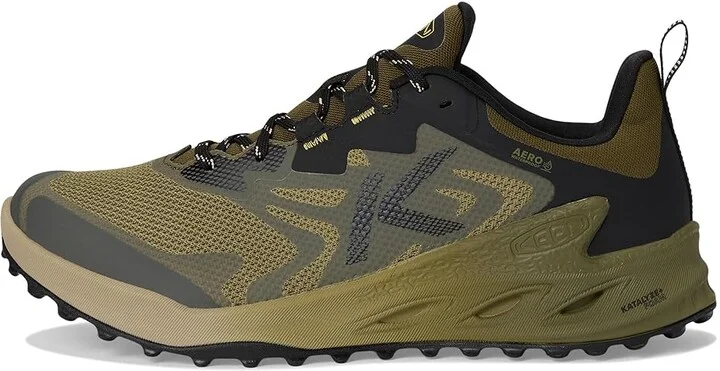 KEEN Zionic NXT Waterproof Hiking Shoes Men's Shoes Martini Olive/Lemon Curry : 13 D - Medium, Textile - Image 6