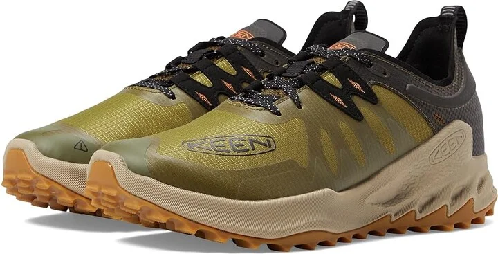 KEEN Zionic Speed Men's Shoes Dark Olive/Scarlet Ibis : 9.5 D - Medium, Synthetic