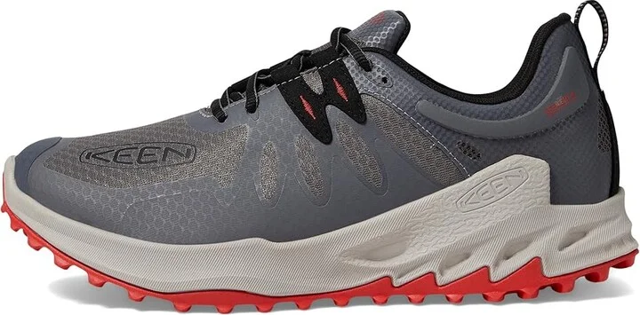 KEEN Zionic Waterproof Men's Shoes Steel Grey/Poppy Red : 8.5 D - Medium, Synthetic - Image 5