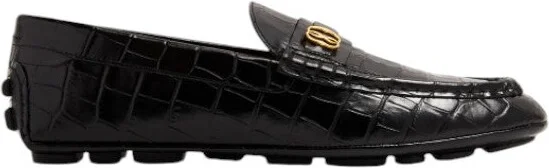 Keeper 6304976 Men's Black Croc-Embossed Kerbs Drivers