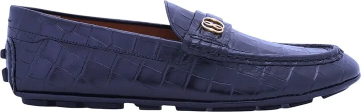 Keeper 6305314 Men's Midnight Croc-Embossed Kerbs Drivers