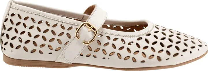 Kehlani Perforated Mary Jane Flat - Image 3