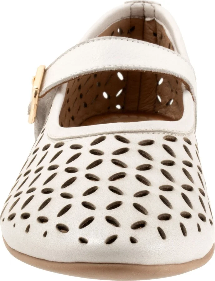 Kehlani Perforated Mary Jane Flat - Image 4