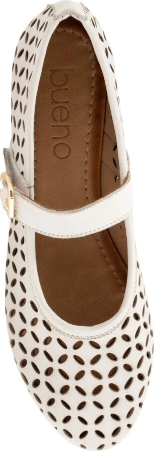 Kehlani Perforated Mary Jane Flat - Image 5
