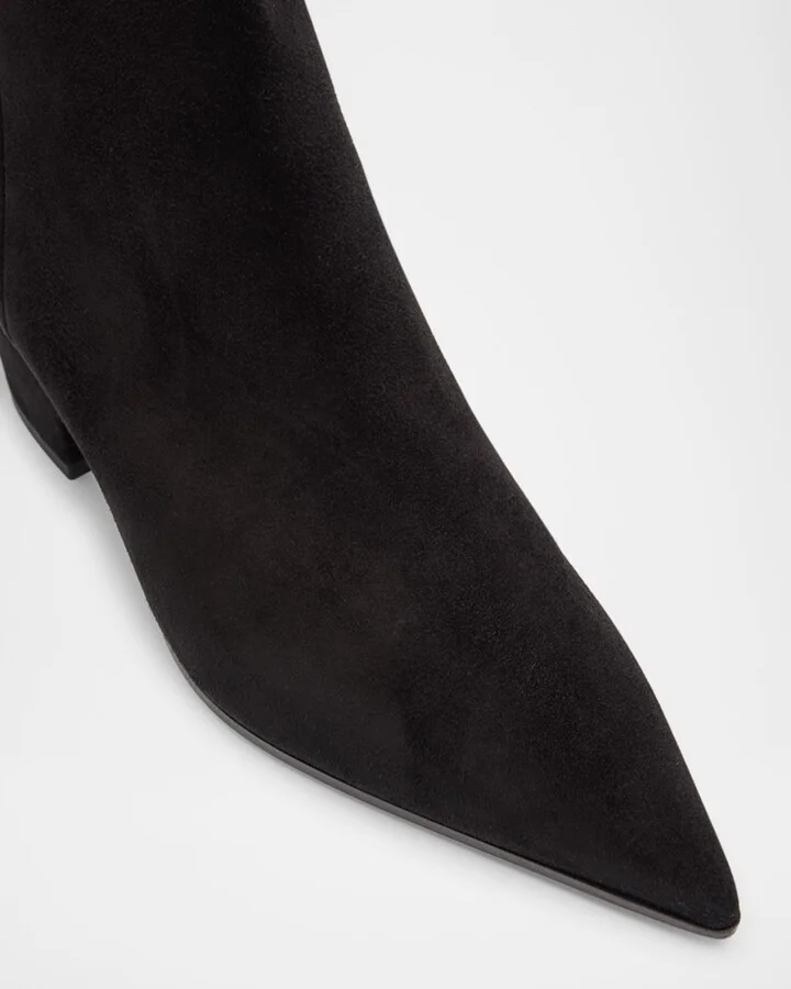 Keinna Suede Zip Ankle Boots - Image 3