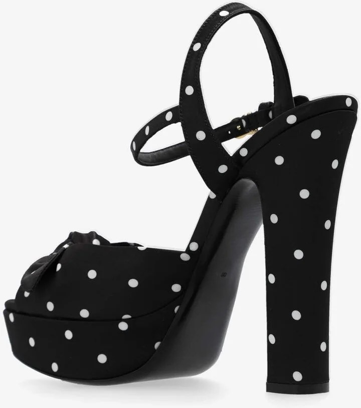 Keira 105 Polka Dot Platform Sandals - Image 2