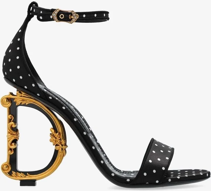 Keira 105 Polka Dot Print DG Baroque Sandals