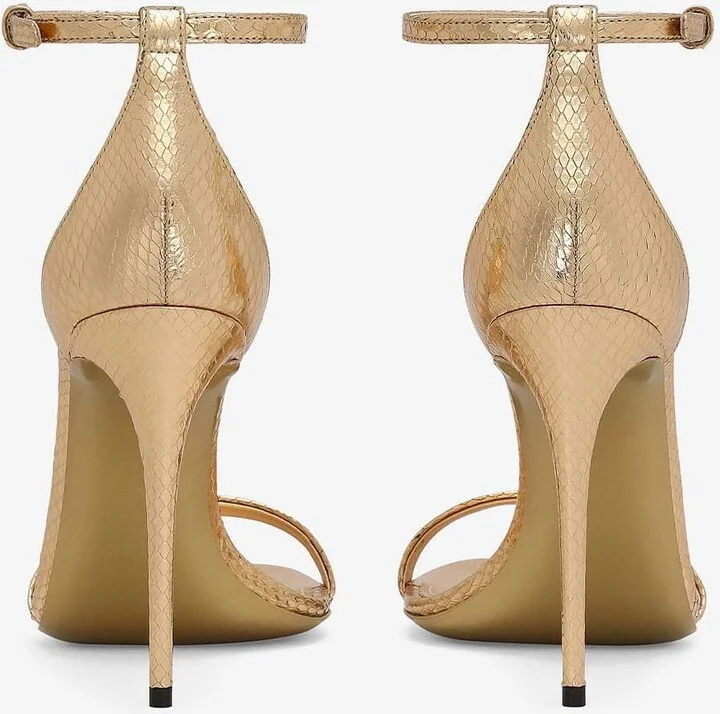Keira 105 Python Leather Sandals - Image 2