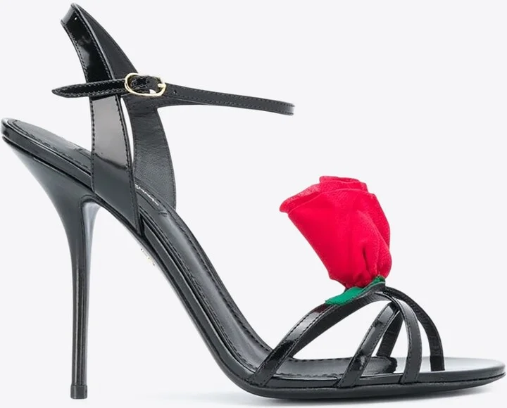 Keira 105 Rose Applique Sandals