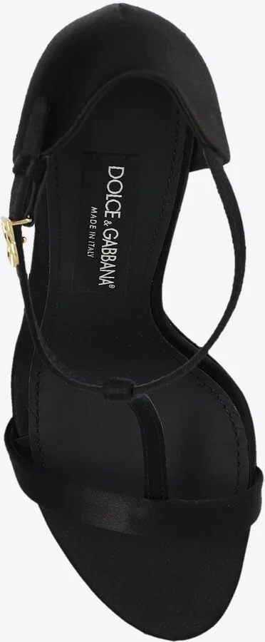 Keira 105 T-bar Satin Sandals - Image 3