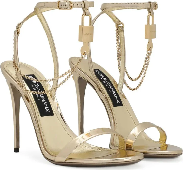 Keira 105mm padlock-detail sandals - Image 2