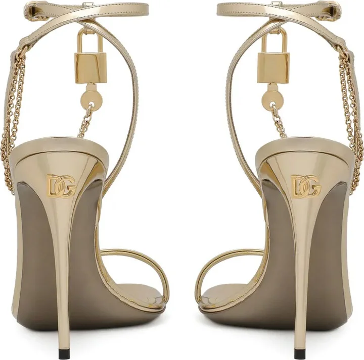 Keira 105mm padlock-detail sandals - Image 3
