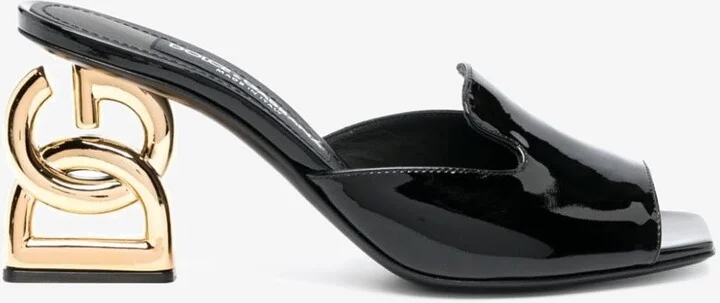Keira 80 Patent Leather Mules