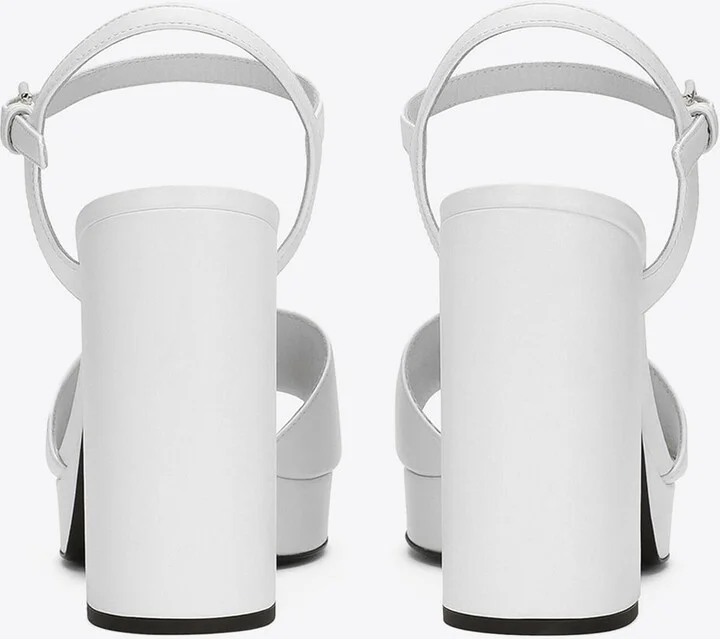 Keira 85 Calf Leather Platform Sandals - Image 2