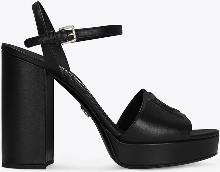 Keira 85 Calf Leather Platform Sandals