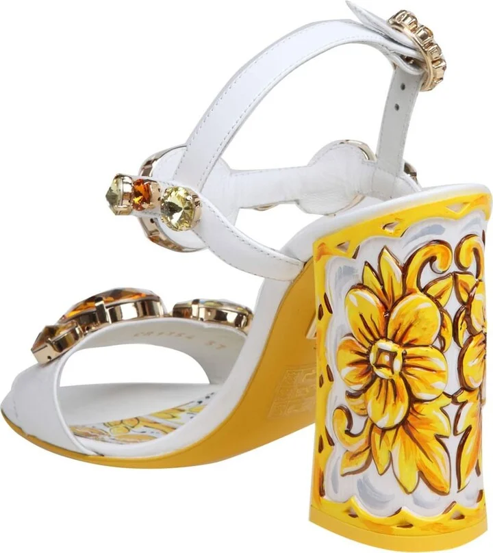 Keira Patent Sandal With Applied Stones - Image 4