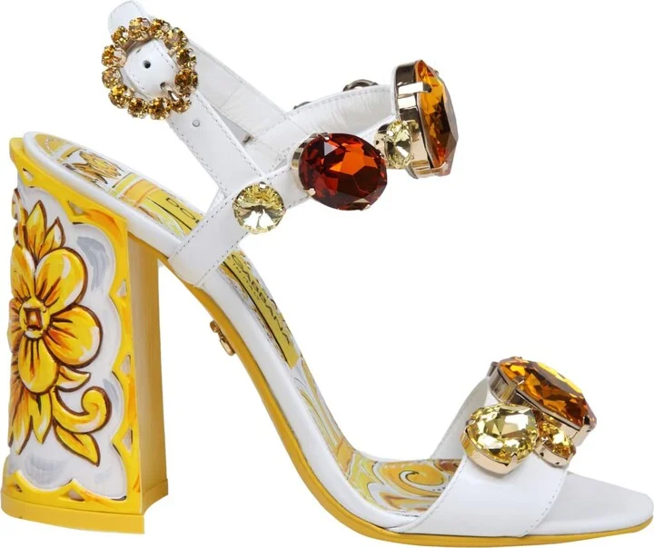 Keira Patent Sandal With Applied Stones